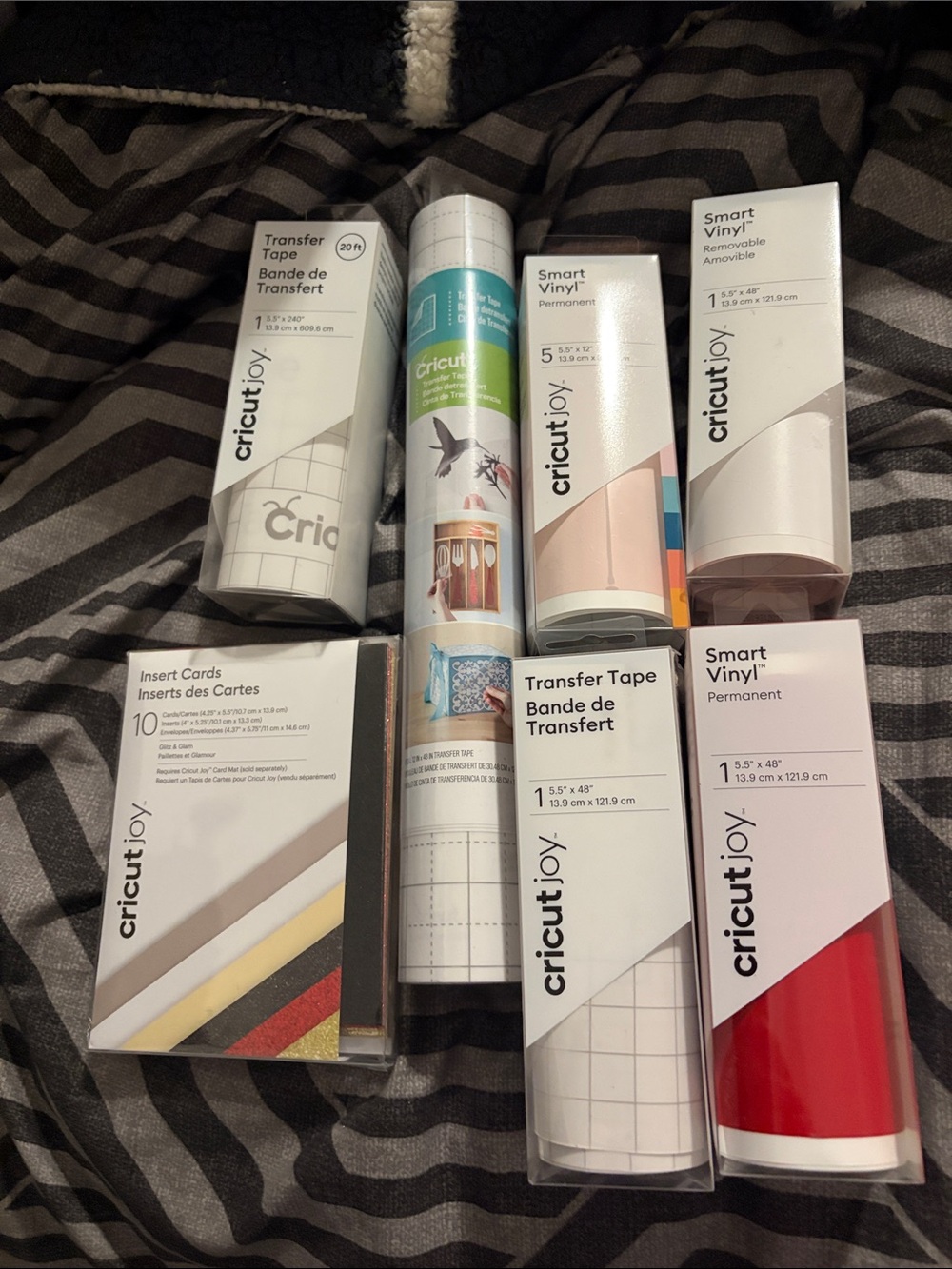 Cricut Smart Vinyl & Transfer Tape Set - White and Red